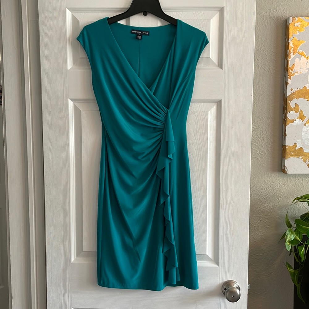 American Living Teal size 6 dress